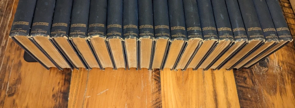 Shakespeare's Works, Harper And Brothers 1884(Missing Vol 13,17,20) - Image 2 of 4