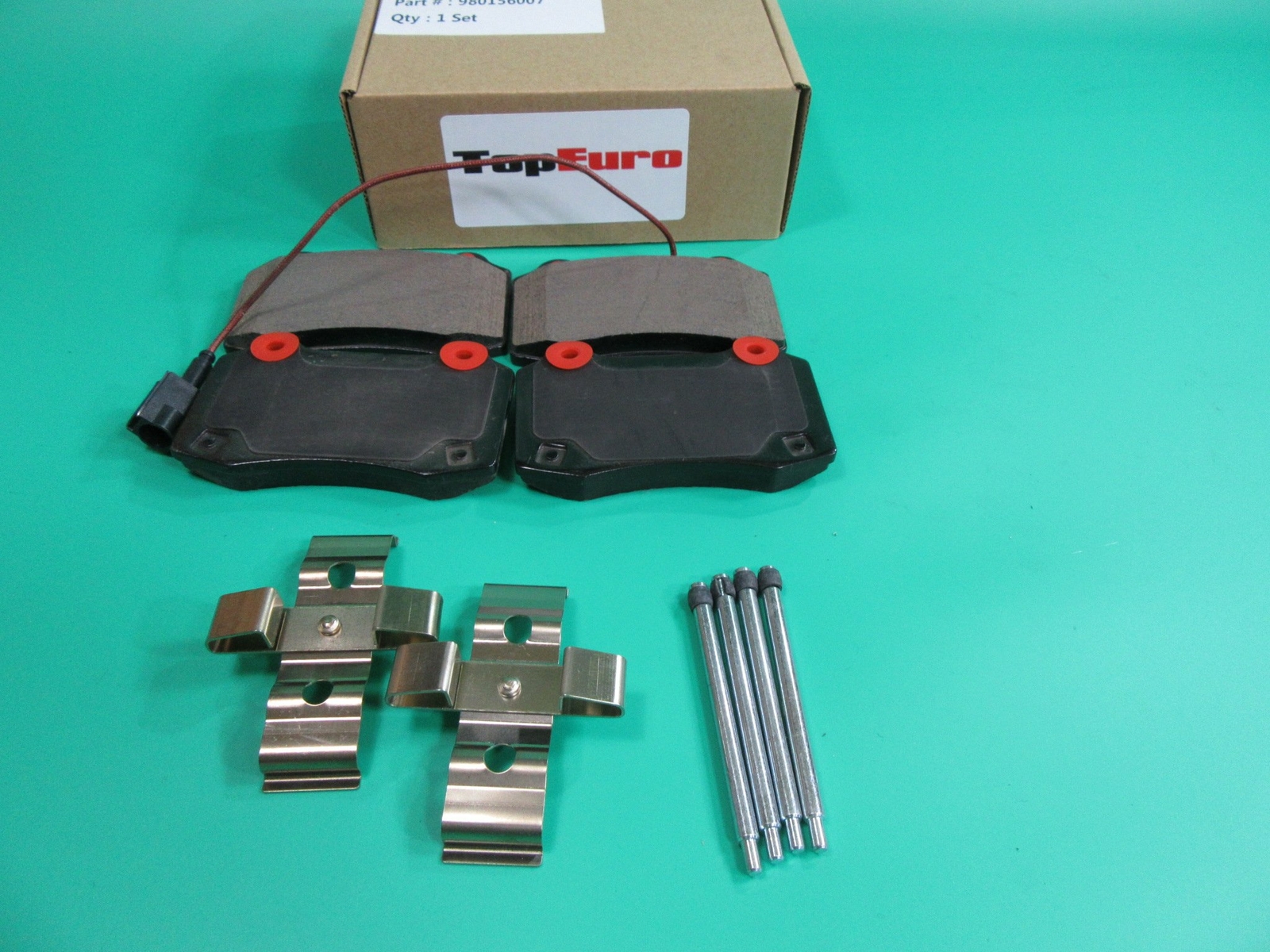 Maserati Ghibli front and rear brake pads for drilled rotors