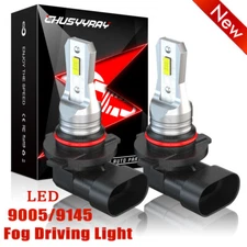 2x White 9005 HB3 LED High Beam Daytime Running Light DRL For Honda Accord Civic