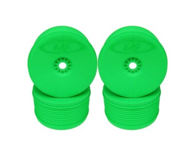 DE Racing Speedline Plus 1/8 Truck Wheels Green DER-PT4-8G 