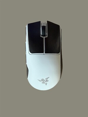 Razer DeathAdder V3 Pro Kabellose Gaming SET - Maus - weiß - Glass Superglide -