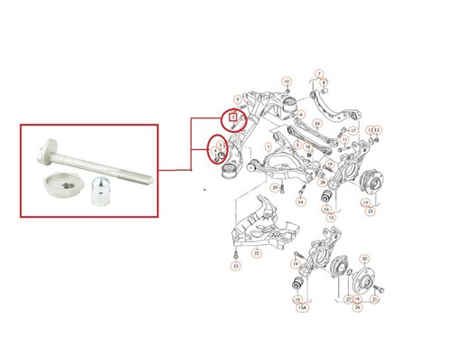 Kit De Boulons Excentriques Inférieurs Pour Nissan Pathfinder Et Frontier - Années 2004-2023, Acier, Neuf