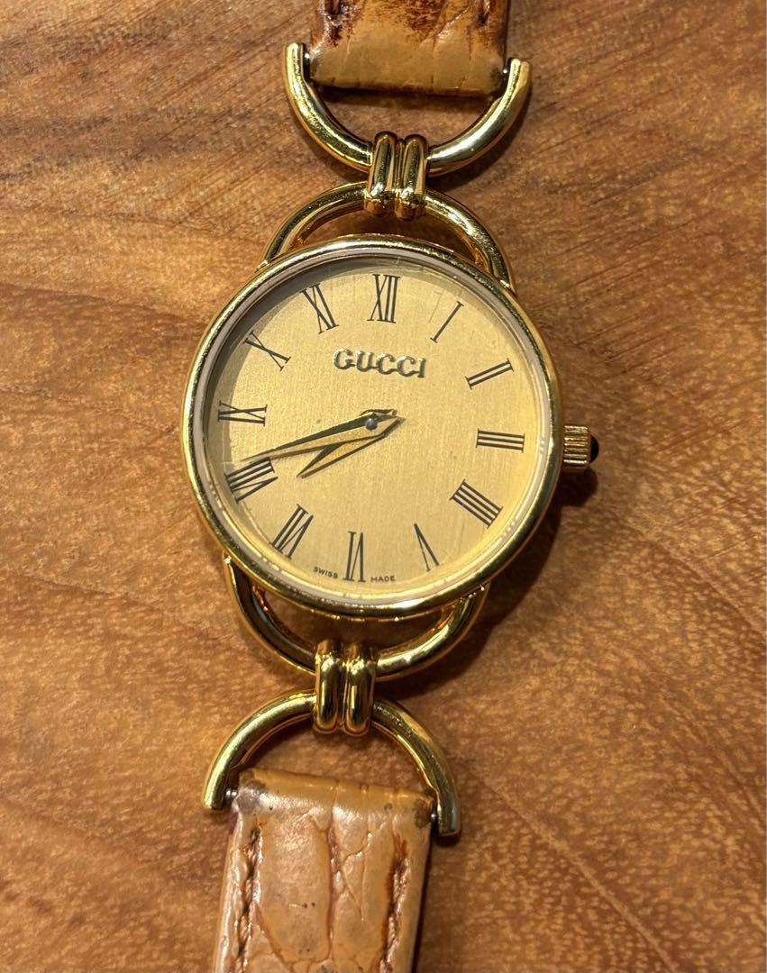 Gucci 6000.2.L Ladies Quartz Gold Vintage Very Good from JP Gucci 6000.2.L Ladies Quartz Gold Vintage Very Good from JP