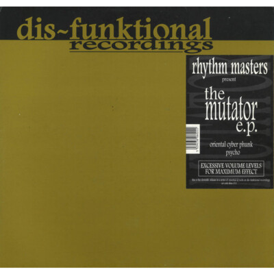 Rhythm Masters Present The Mutator - The Muta (Vinyl 12'' - 1999 - UK - Original)