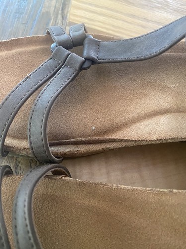 Euro soft Genna leather sandals brown women's size 7.5 comfort shoes - Picture 3 of 9