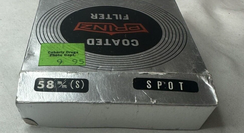 58mm PRINZ SPOT FILTER WITH STORAGE CASE Used in box with case made in japan - Image 3 of 3