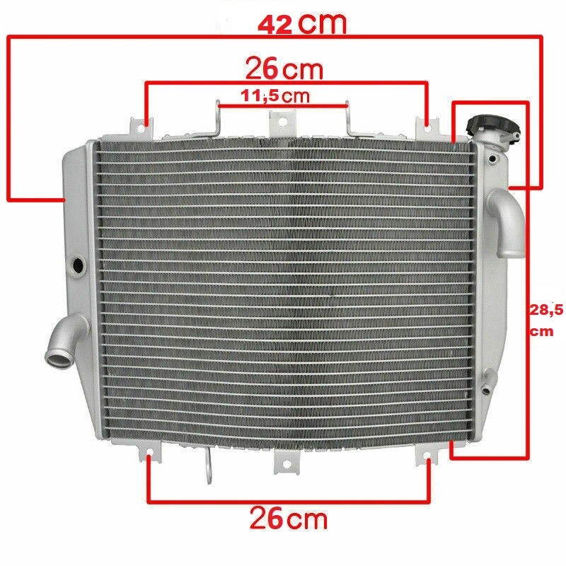 Radiateur eau ZX6R 1998 1999 2000 2001 2002 de rechange moto neuf