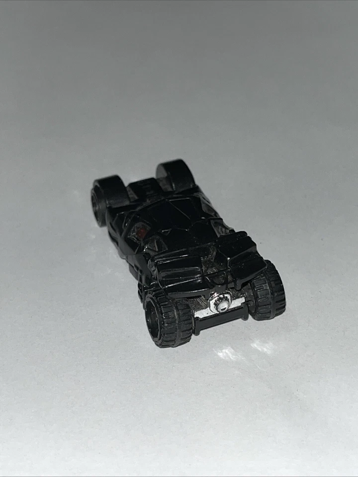 Batman Hot Wheels Batmobile S015 Black DC Comics Black Wheels Red Windows - Image 4 of 4
