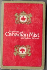 Imported Canadian MIst Playing Card Deck 