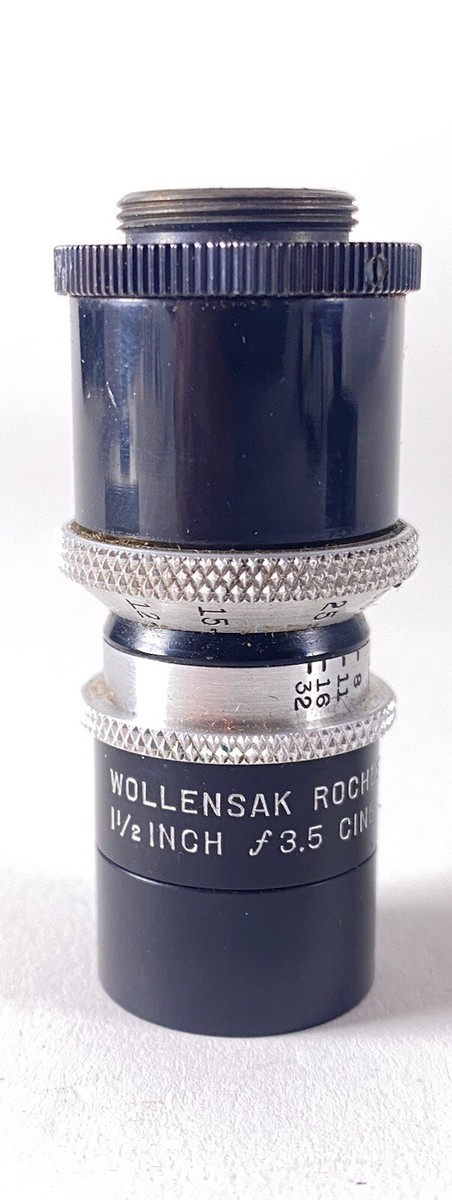 VTG - IN BOX - Wollensak 1 1/2 f3.5 Cine Telephoto Rochester VTG - IN BOX - Wollensak 1 1/2 f3.5 Cine Telephoto Rochester