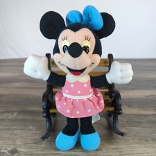 Minnie Mouse Playskool Babies Plush 9" Stuffed Original Tags Disney 80s Toys