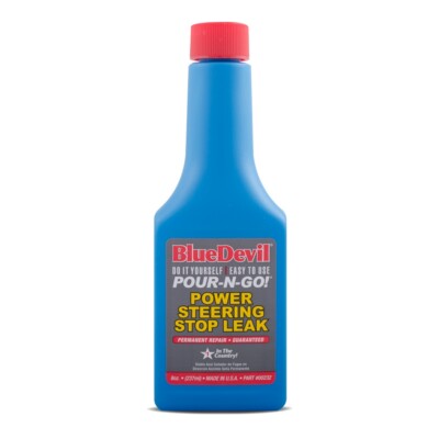 BlueDevil Power Steering Stop Leak 8 Oz Seal Products 8Oz Blue Devil