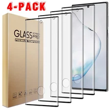 4Pack Clear For Samsung Galaxy Note 10/+/Plus 5G Tempered Glass Screen Protector