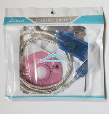 D-Tech 3 Feet USB to Serial Female Adapter Cable DB9 RS232 to USB 2.0