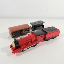 2002 James & Linked Tender Trackmaster Tomy Thomas & Friends Tank Engine + Truck