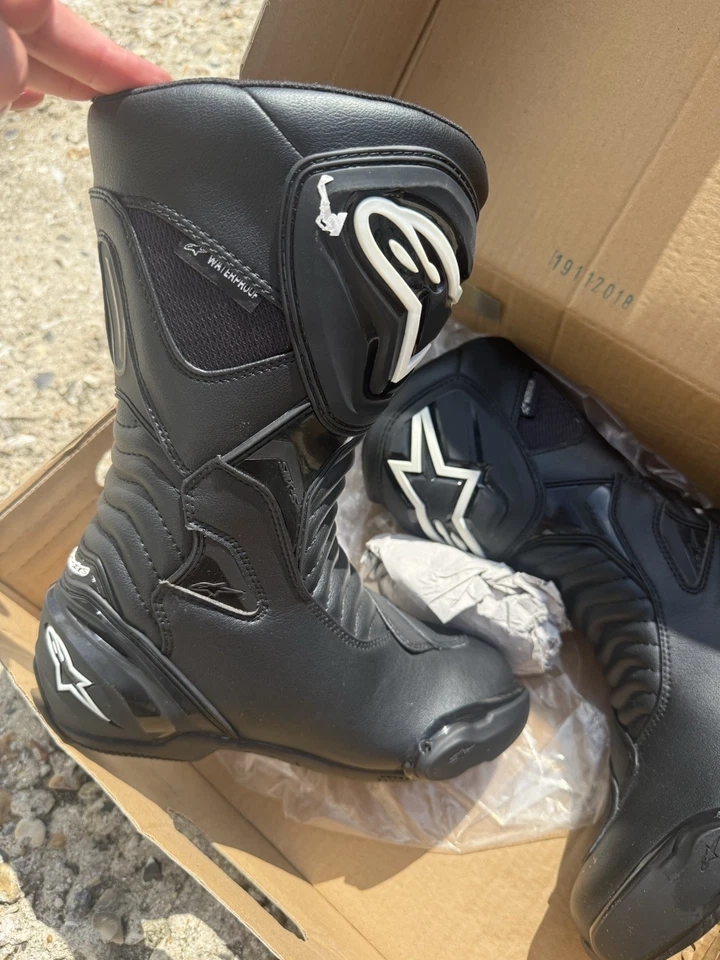 Alpinestars Boots Stella SMX S BLACK SIZE 5 - Image 4 of 4