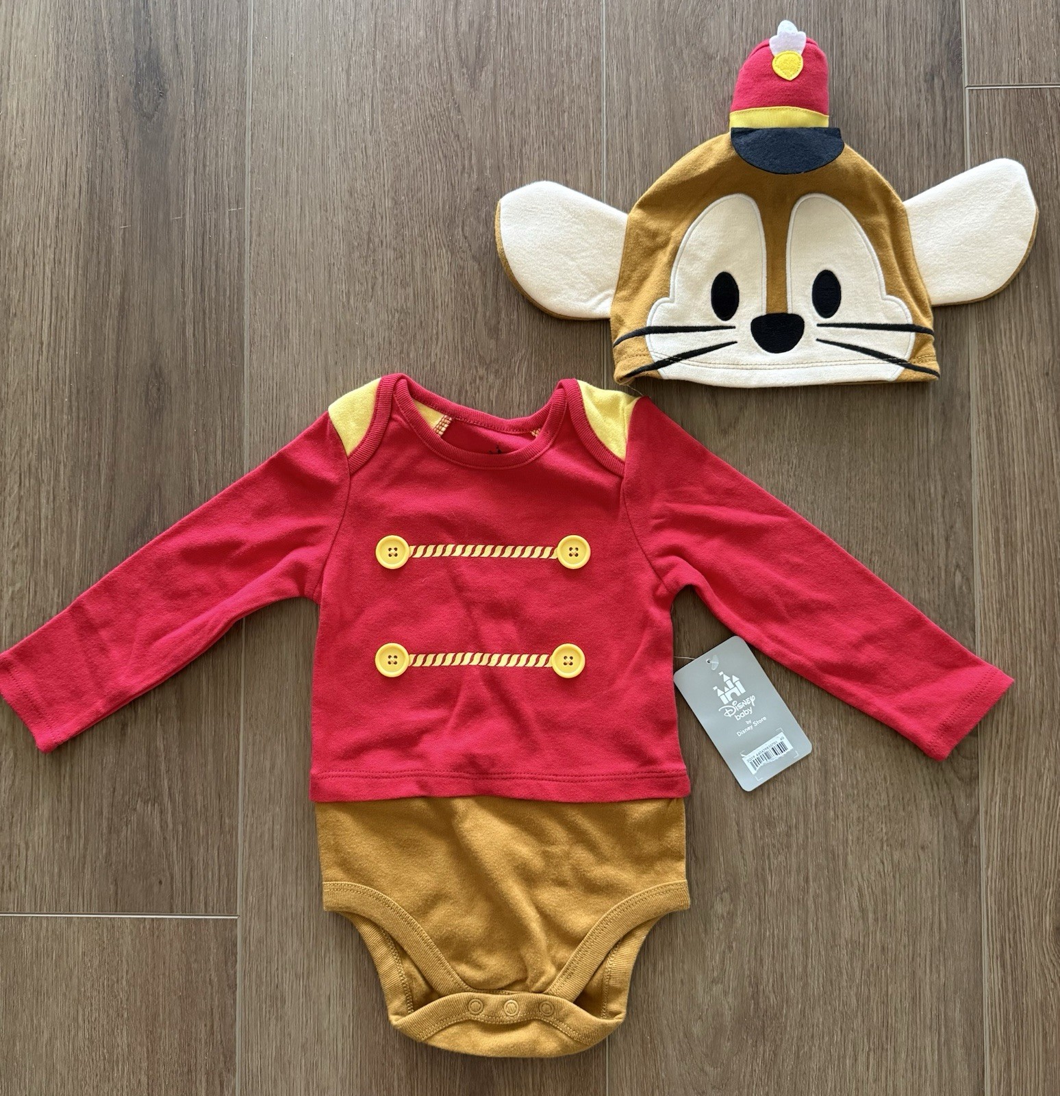Disney Baby Timothy Mouse Dumbo Halloween Costume 12-18 Months NWT