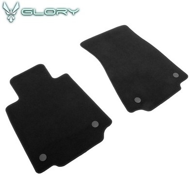 Fits 23-25 Nissan Z Front Rear Floor Mats Carpet Nylon Liner 2PCS Black