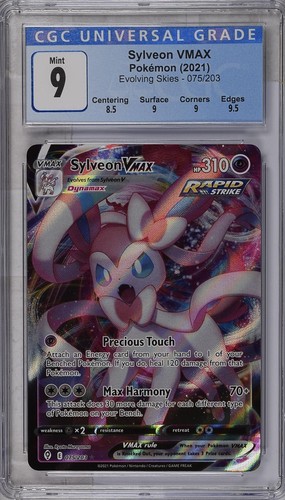 Sylveon VMAX graded CGC 9 for sale on eBay