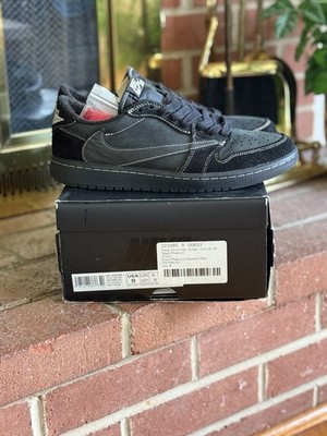 Size 9 - Jordan 1 Retro Low OG SP x Travis Scott Black Phantom