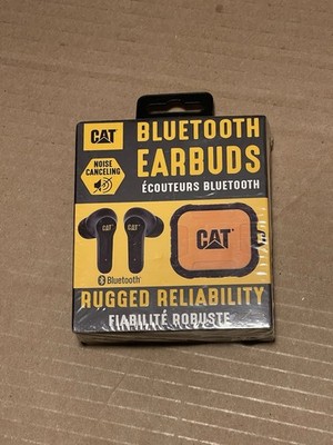 CAT Bluetooth Noise Canceling Ear Buds - Rugged Wireless Work Earbuds 