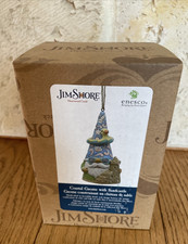 New in Box Coastal Gnome with Sandcastle Ornament Jim Shore 2022