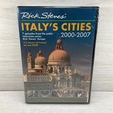 Rick Steves Italy's Cities 2000 - 2007 DVD, 2007 New Sealed