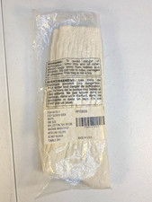 Vintage NIP Cozy Slouch Socks White One Size 90 Cotton Made in USA