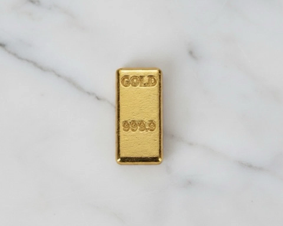 (5) 1 грамм - золотой слиток .999 тонкий 24k золотые слитки - Изображение 3 из 3