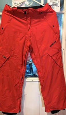 NWOT Ripzone Red Waterproof Snowboard Cargo Pants Size X-small