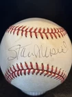 BASEBALL~SIGNED STAN MUSIAL  (HOF) NATIONAL LEAGUE RAWLINGS OLB BALL/CUBE