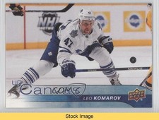 2016-17 Upper Deck UD Canvas Leo Komarov #C77 READ 8tn