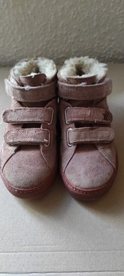 Veja Lammfell Stiefeletten  für  Mädchen Gr .30- 31 Wildleder altrosa NP 89 