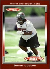 2006 Topps Total Red #468 Davin Joseph - FB