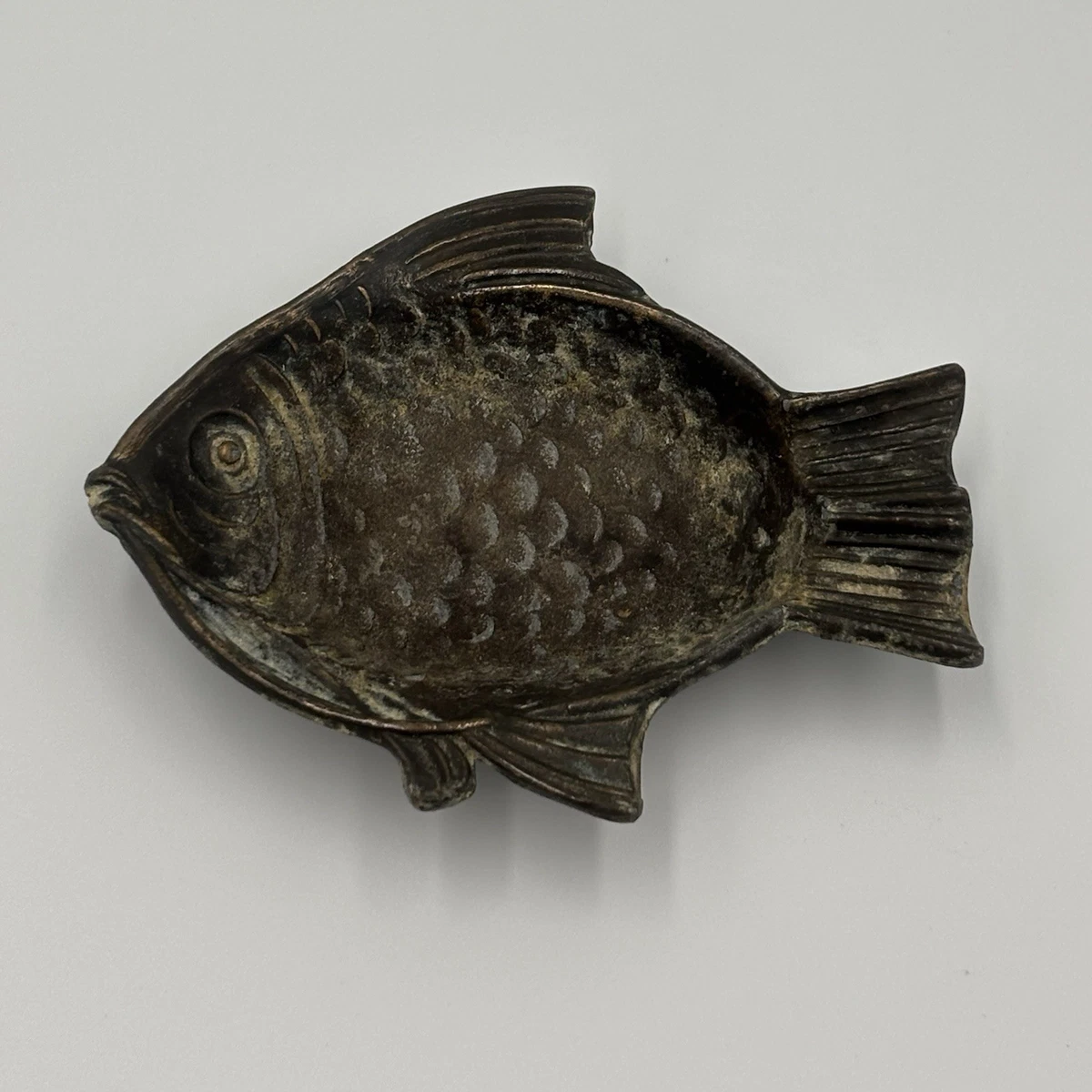 Brass Fish Ashtray In Collectible Brass Metalware | eBay