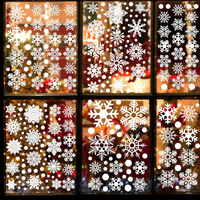 247 Stk Fensterbilder Weihnachten Selbstklebend,Weihnachtsdeko Mit Schneeflocken