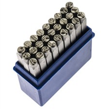 Schlagstempel Satz Schlagbuchstaben Set 4 mm Einschlagbuchstaben Punziereisen
