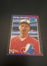 1989 Donruss - Rated Rookie Randy Johnson #42 *Denotes* on Back (RC)