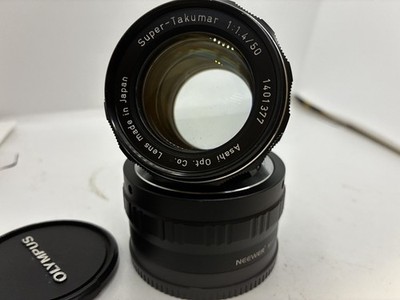 Asahi Pentax 8 elements Super Takumar 50mm f/1.4 M42 W/ Sony E Mount NEX adapter