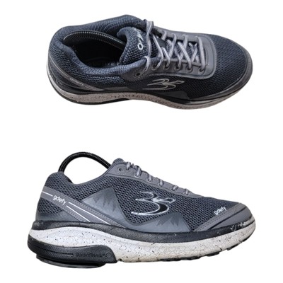 Gravity Defyer Gdefy Comfort Walking Shoes Size 8.5 Gray/Black TB9024FGS-W