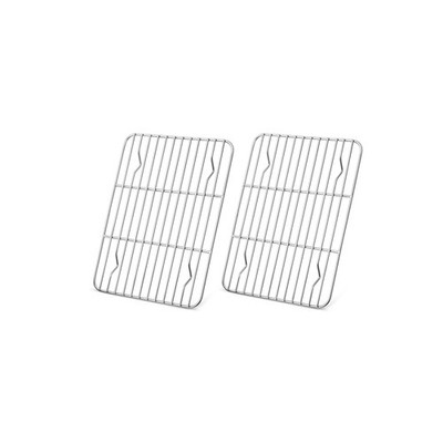 Homikit 2 Pack Cooling Rack for Baking, 8.7 * 6.3 Inch Mini Stainless Steel M...