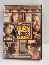 Burn After Reading DVD George Clooney Brad Pitt Coen Brothers Comedy Movie