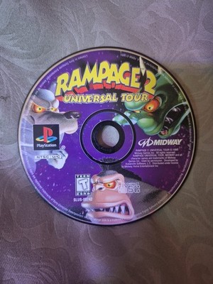 Rampage 2: Universal Tour (Sony PlayStation 1, 1998) 
