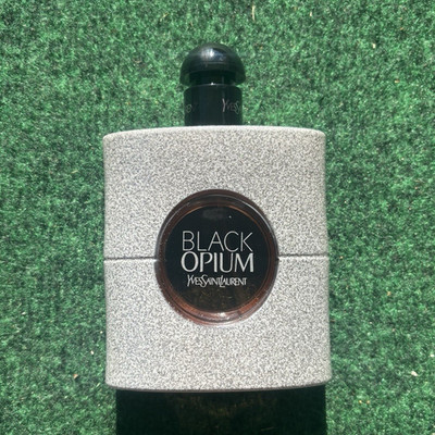 YSL Black Opium Glitter 90ml 3oz Eau De Parfum Full Presentation Fast Ship