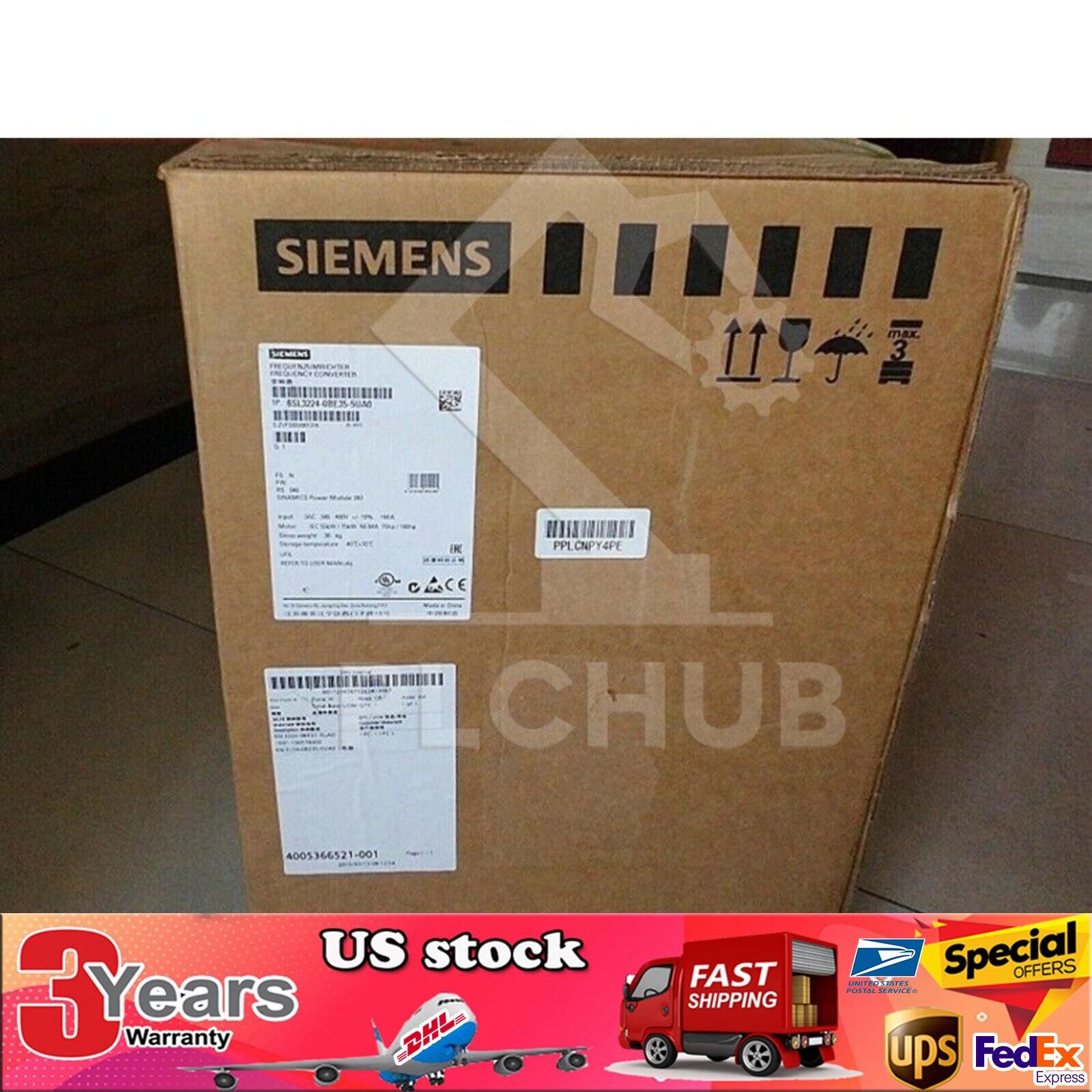 New Siemens G120 PM 240 Power Module 6SL3224-0BE35-5UA0 6SL3 224-0BE35-5UA0