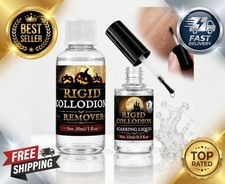 15Ml Rigid Collodion with Brush and Remover Kit, Professional Scarring Liquid fo