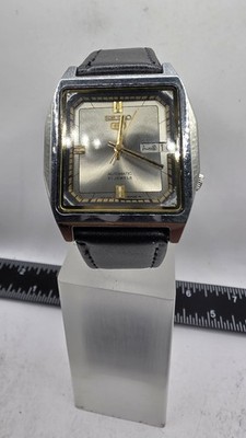 Seiko 7s26 0070  Automatic Leather Strap Serviced Wristwatch 