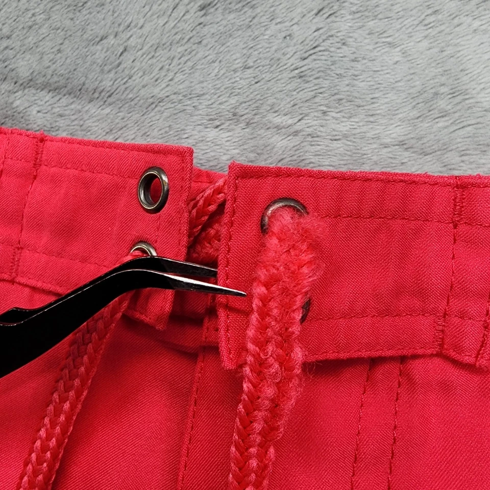 Catalina Board Shorts Mujer 1X (16W) ROSA Caliente Corbata Frontal Natación Cintura Elástica  Foto 3 de 4