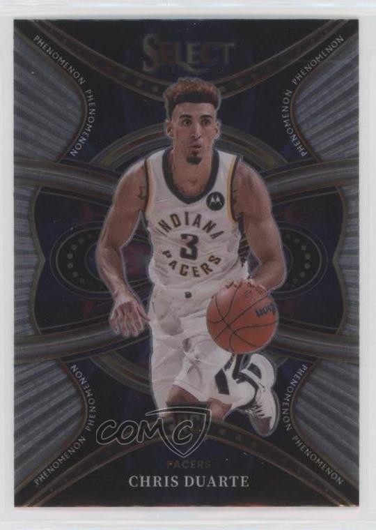 2021-22 Panini Select Phenomenon Chris Duarte #13 Rookie RC 07mp