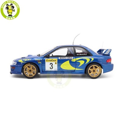ミニカー rally car collection SUBARU OTTO 1:18 Subaru Impreza WRC #10 2002 Rally Monte Carlo Winner